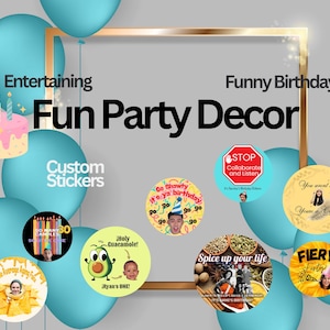 Custom Birthday Stickers