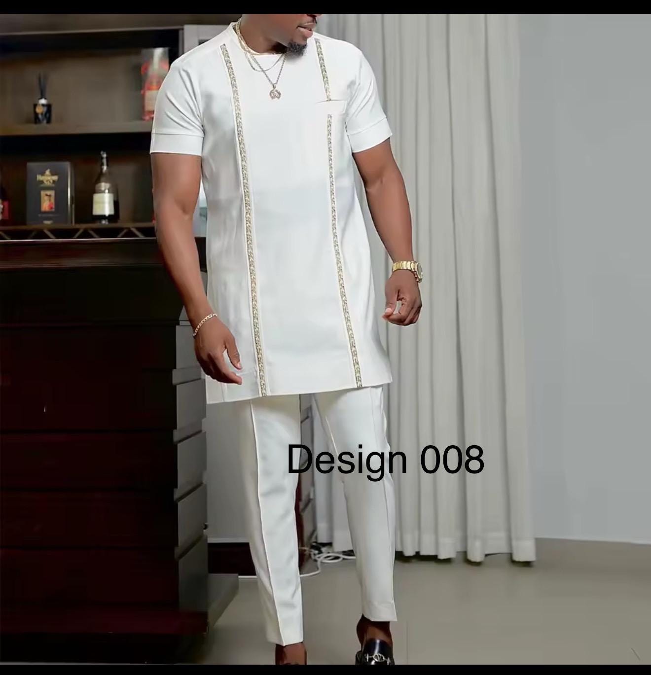 Atiku Style Custom Men’s Senator, Dashiki, Mola’s Style & Modern Agbada – Premium ...