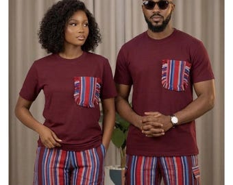 African Couple Matching Outfit, Aso Oke Shorts Set, His and Hers Set, Summer Couple Outfit, Vacation Wear, Stylish Matching Set