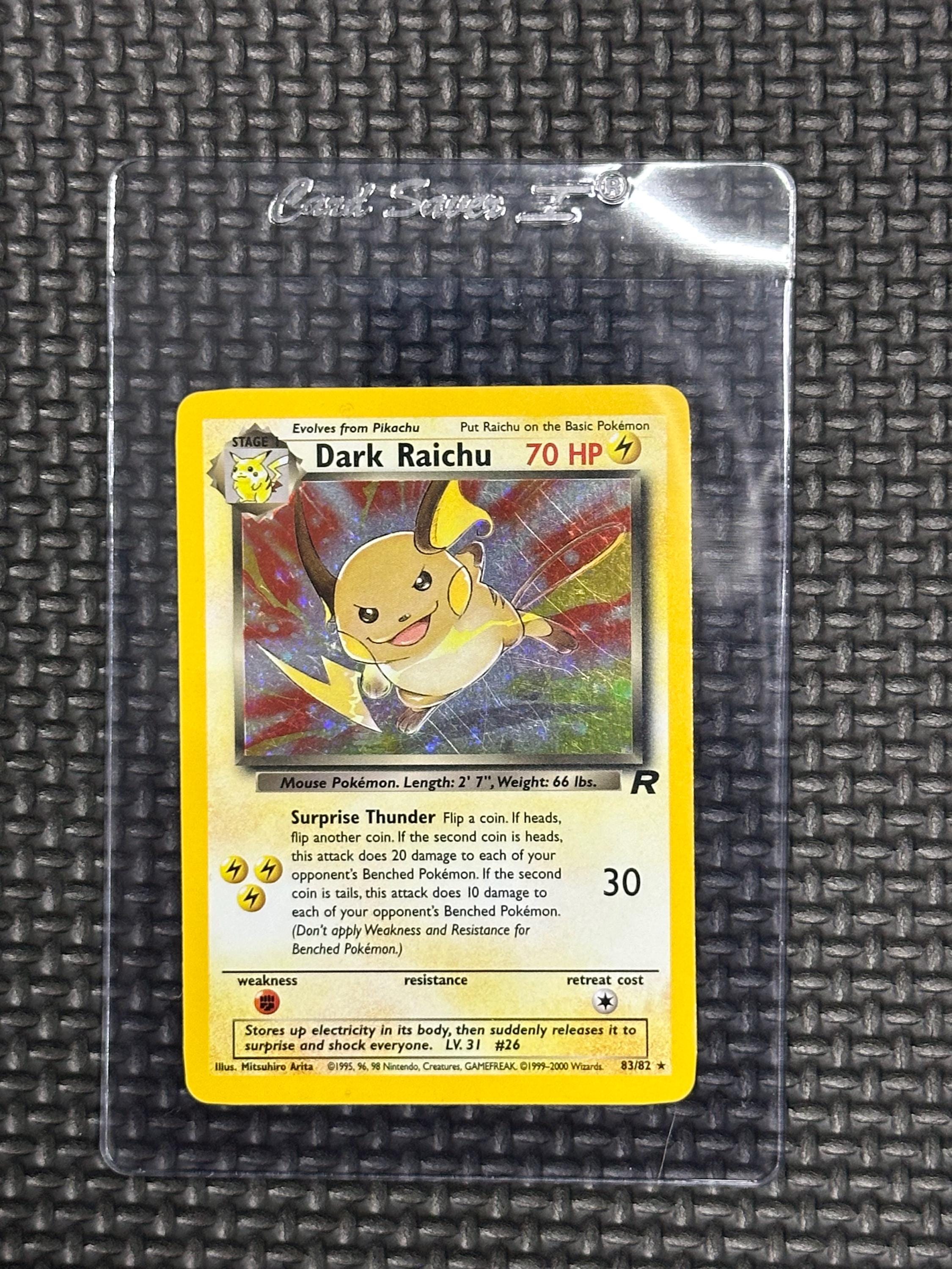 Dark Raichu Secret Rare 83/82 Pokemon Card