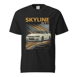Nissan R34 GTR Skyline Race Legends Tee | JDM Street Style Shirt
