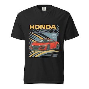 Honda NSX Japan Street Spec JDM Shirt | Retro Turbo Supercar Graphic Tee | Japanese Sports Car Gift