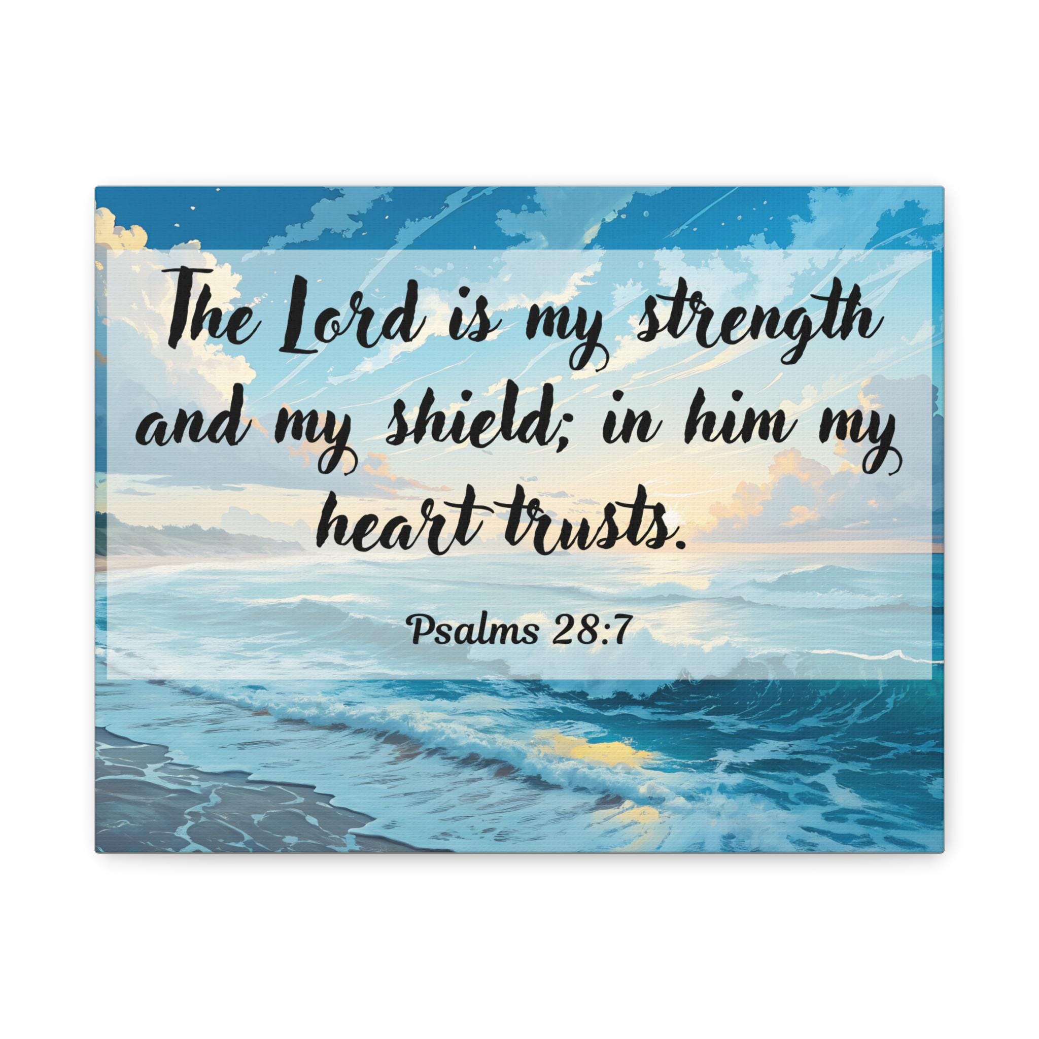 Scripture Wall Art Canvas Personalized, Select Your Verse, Minimalist ...