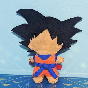 Sewed felt Goku plush