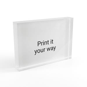 Customizable Photo Block Display, Personalized Decor for Home, Unique Gift for Holidays, Picture Frame Alternative, Family Memories