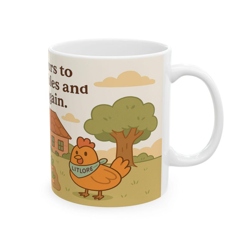 Caneca inspirada em Stardew Valley, estilo fazenda, perfeita para gamers. Ideal para decorar sua cozinha com estilo cottagecore. imagem 5