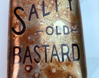 Salty Old Bastard Whiskey Flask