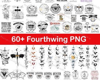 60+ Basgiath War College Bundle PNG, Fourth Wing Png, Bookish Sweater Png, Riders Quadrant Png, Violet Sorrengail, The Empyrean Series