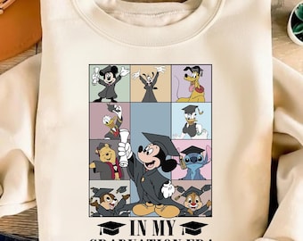 Mouse And Friends Graduation 2026 Png, In My Graduation Era Png, Dis.ney Graduation Png, Graduation Trip Png, Family Graduate, Senior 2026