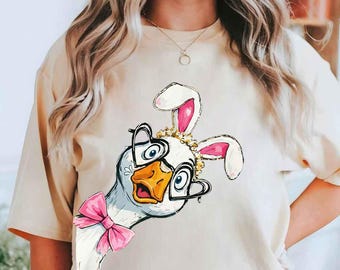 Goose Easter Png, Coquette Bunny Goose Png, Preppy Easter Goose Png, Coquette Bunny Goose Png, Pink Bubblegum Goose Png, Trendy Easter Png