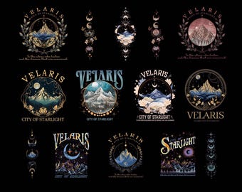 Velaris City Of Starlight PNG Bundle, Acotar Velaris Png, Velaris Png, Court of Dream, Thorns and Roses Png, Book Lover Png, SJM Merch Png,