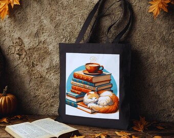 Sac fourre-tout en toile pour amoureux des livres : sac à bandoulière rat de bibliothèque littéraire