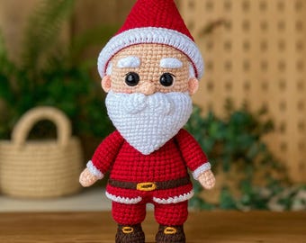 Santa Crochet Pattern, Santa Claus Amigurumi, Santa Claus Crochet Pattern, Santa Christmas Crochet, Magic Santa Crochet Pattern In English