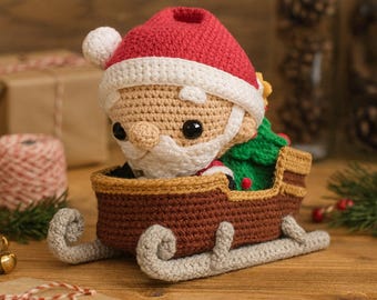 Santa Crochet Pattern, Santa Claus Amigurumi, Santa Claus Crochet Pattern, Santa Christmas Crochet, Magic Santa Crochet Pattern In English