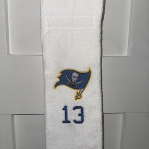 Personalized Football Towel. Personalized Sports Towel.