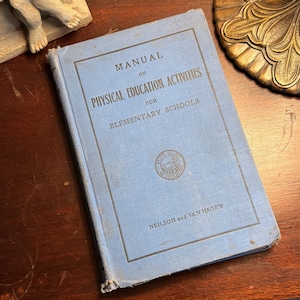 1929 California State Physical Education Manual | Vintage Playground Games, Songs & Equipment | Antique School Curriculum Book
