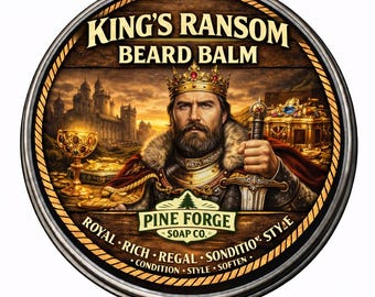 Skäggbalsam för män – King's Ransom Beard Moisturizer för skäggformning och -kontroll