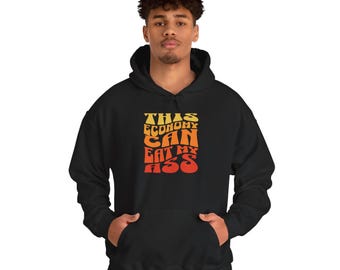 Dieses Economy Can Eat My Ass Hoodie | Retro-Grafik-Sweatshirt | Unisex Hoodie für Männer | Lustiger Statement Hoodie | Sarkastischer Pullover