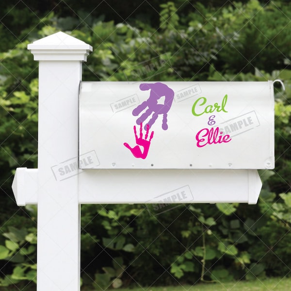 UP Inspired Vinyl Mailbox Decals X2 for each side of your Mailbox