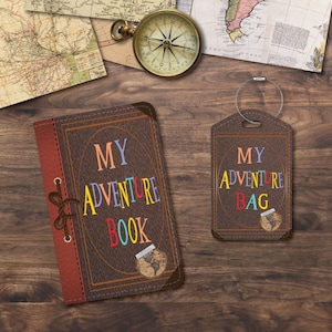 Passport Holder & Luggage Tag | Scrapbook Replica | My Adventure Book