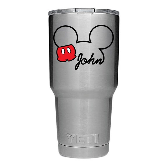 PERSONALIZED Mouse Ears Vinyl Decal Sticker for Tumblers