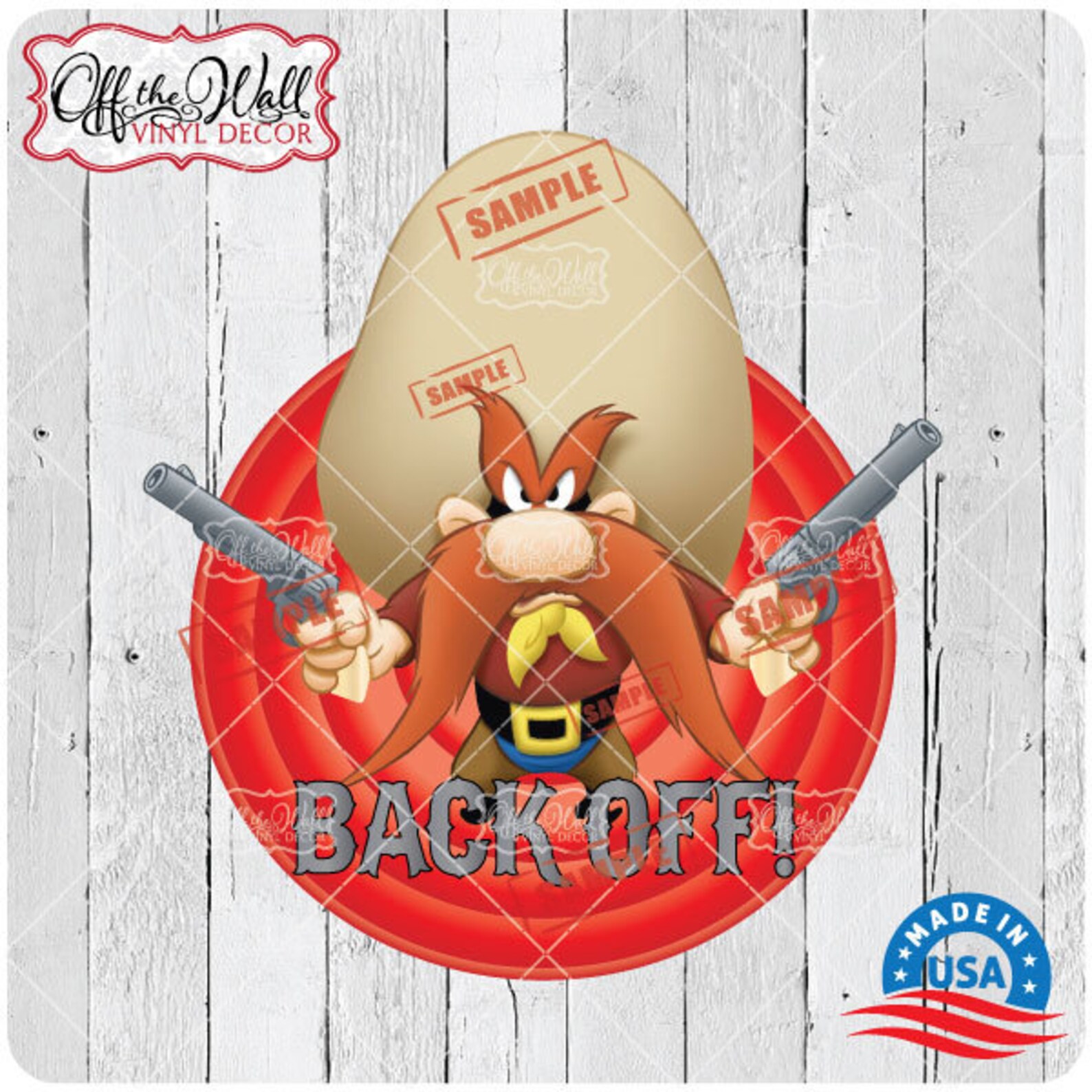 Warner Bros. Yosemite Sam Back-Off Hitch Cover