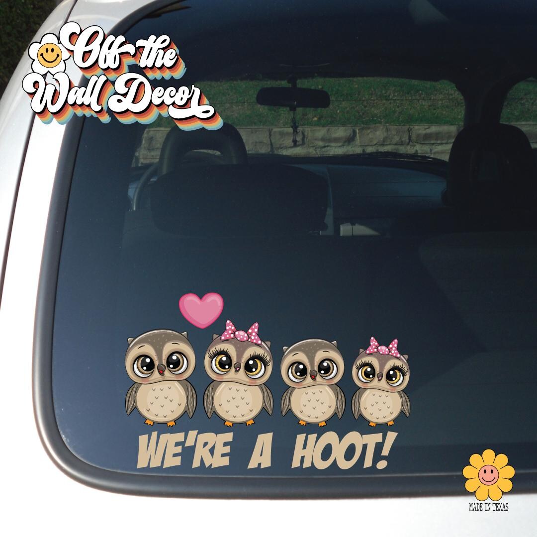 Owl Family Waterproof Vinyl Sticker: Car, Truck, and More! - Etsy