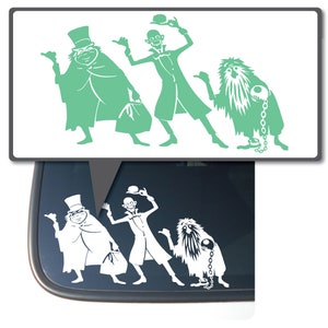 Hitchhiking Ghost Vinyl Car Decal Sticker