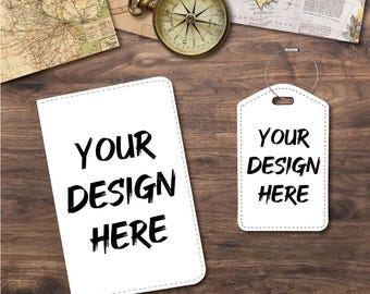 Passport Holder/Cover & Luggage Tags | Travel Set