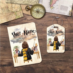 Passport Holder/Cover & Luggage Tags | Wizard or Witch Table