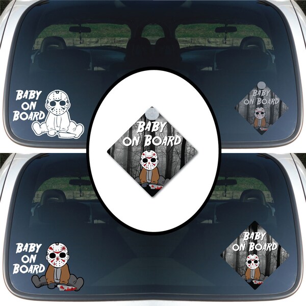 Baby on Board Scary Etsy