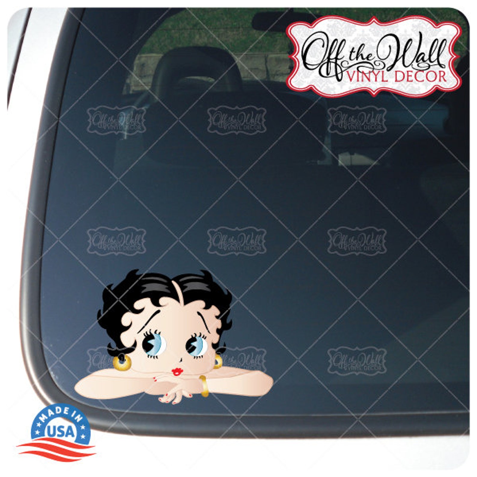 Betty Boop Car/truck Laptop Vinyl Decal Sticker | Etsy