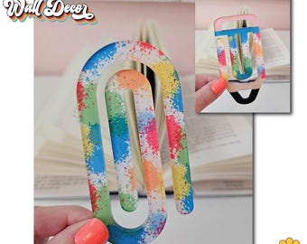 Large Jumbo Paperclip - Bookmark | Paperclips for Back to School | Perfect for Gift Giving to any Teacher | Set of 2 Clips.