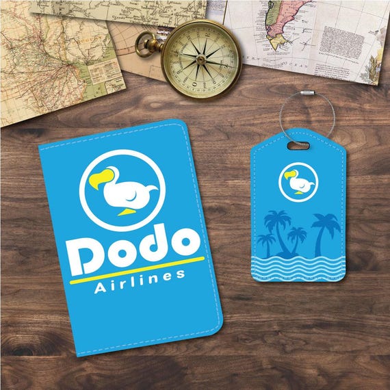 Passport Holder/Cover & Luggage Tags | Travel Set | Airlines