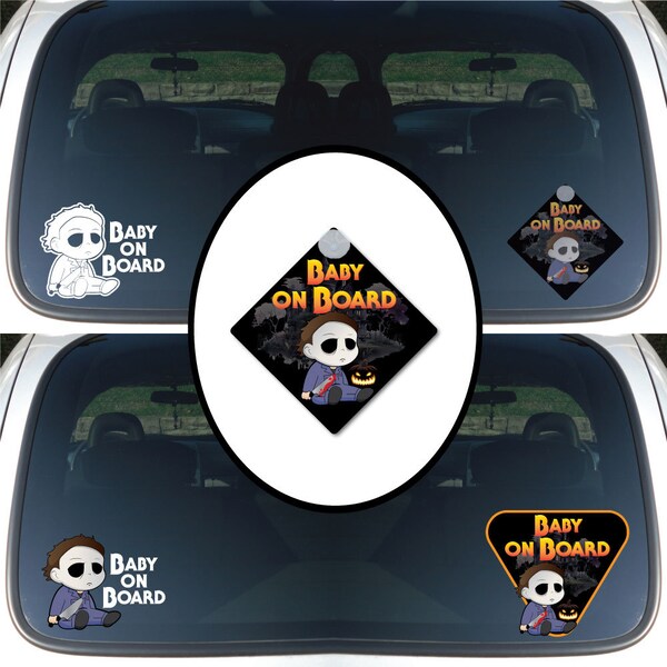 Baby on Board Scary Etsy