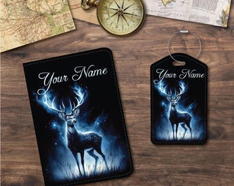Passport Holder/Cover & Luggage Tags | Wizard's Protector Buck