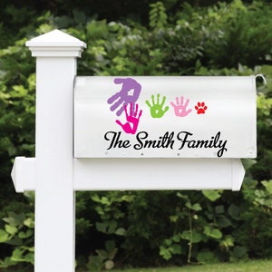 Family Styled "Up" Inspired Vinyl Mailbox Decal X2 for each side of your Mailbox