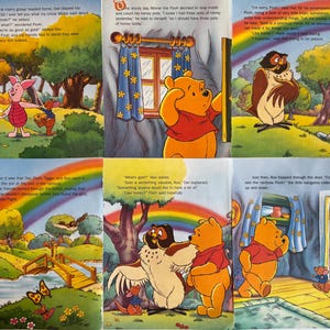 Vintage Winnie the Pooh Book Pages