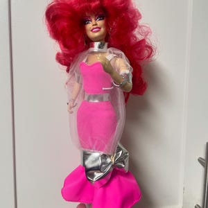 CUSTOM JEM Holographic Fashion &quot;Pink Dreams are Made of This&quot; fits 12.5 in dolls