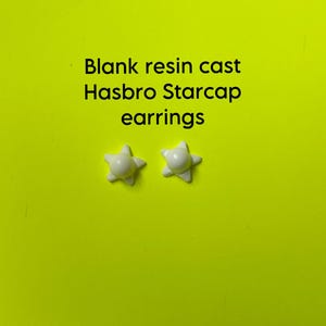 Pair of Jem & The Holograms Hasbro Starcap Earring blanks