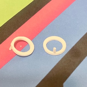 Pair of Jem & The Holograms Hasbro Hoop Earring blanks
