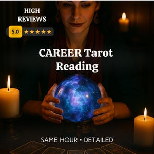Career Tarot Reading, Professional Path Psychic Read, Job and Work Future Insight, Accurate Reading Fast Delivery, Career Guidance