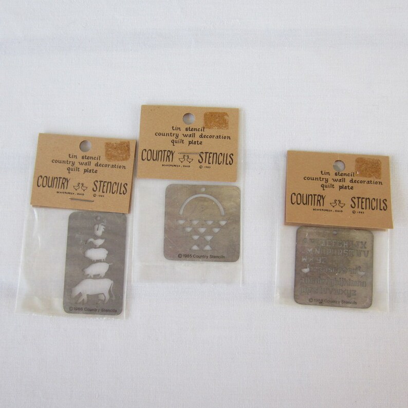 Quilt Plate Stencils Alphabet Tin Stencil Longaberger Basket Tin Stencil Die Cut Embossing Stencils for Card Making Vintage Tin Stencils