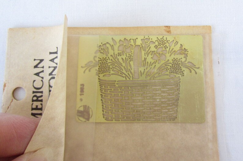Quilt Plate Stencils Alphabet Tin Stencil Longaberger Basket Tin Stencil Die Cut Embossing Stencils for Card Making Vintage Tin Stencils