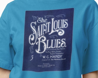 St. Louis Blues T-Shirt | Vintage 1914 W.C. Handy Sheet Music Cover