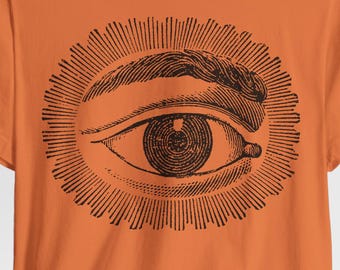 All-Seeing Eye T-Shirt | Mystical Halloween Occult Art Tee