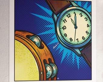 After-Hours Blues Poster | Tambourine & Midnight Music Art