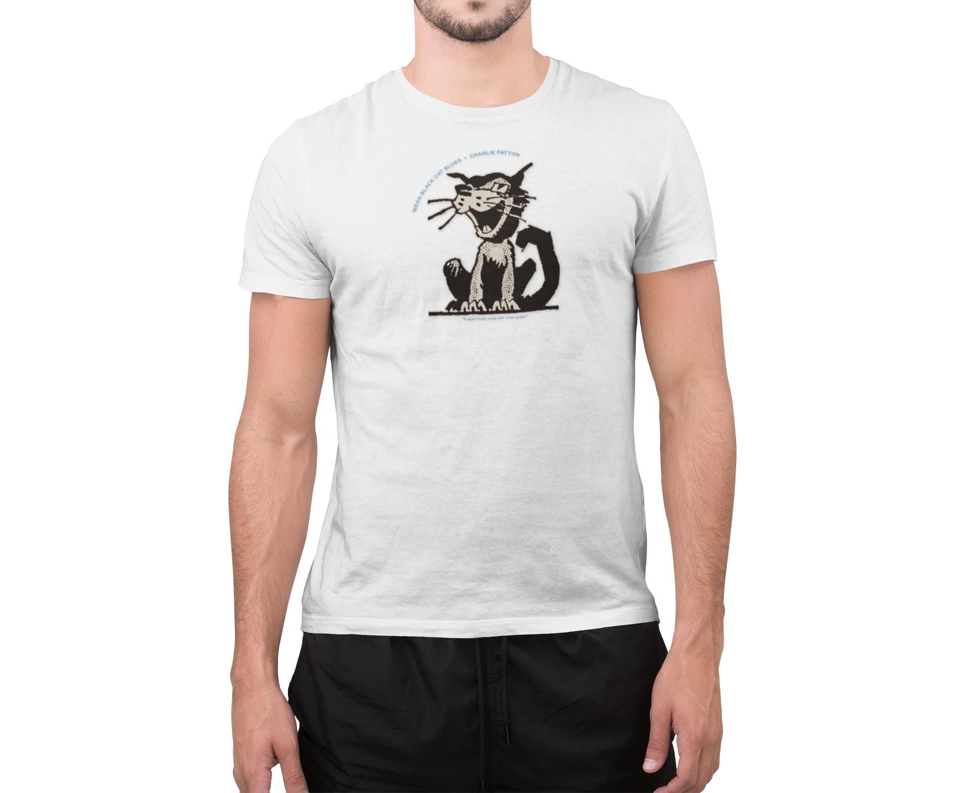 ミーン・ブラック・キャット・ブルースTシャツ：ヴィンテージ 