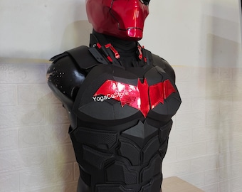 Rote Haube Rüstung Cosplay Kostüm, Evafoam Kunstleder Comic Con Halloween
