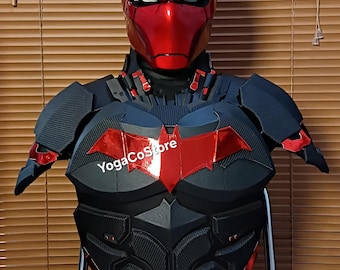 Rote Haube Cosplay Einfache Rüstung mit Maske